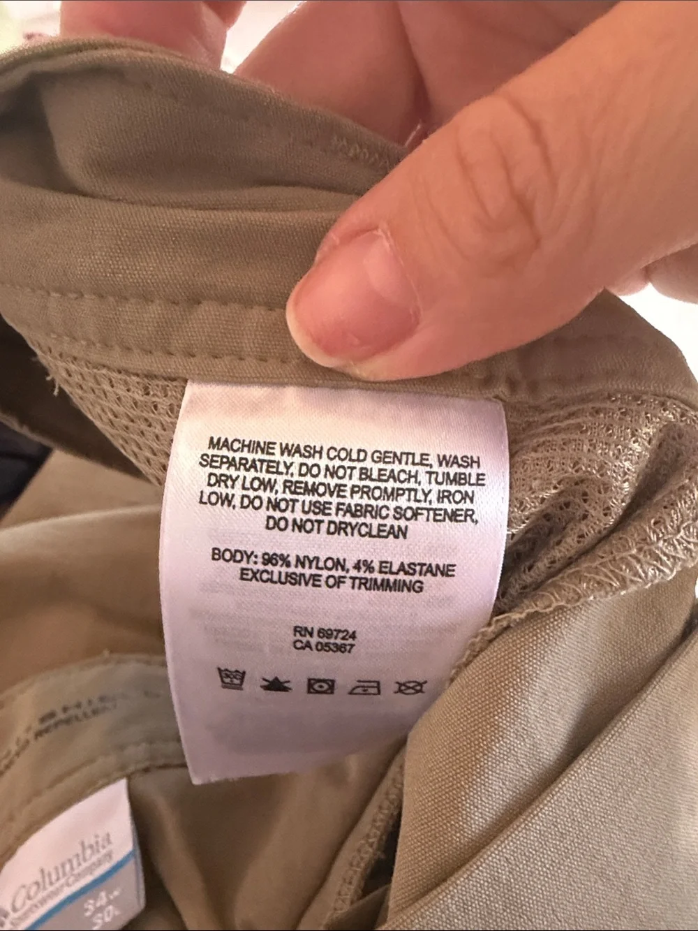 Columbia Men's Tan Outdoor Chinos